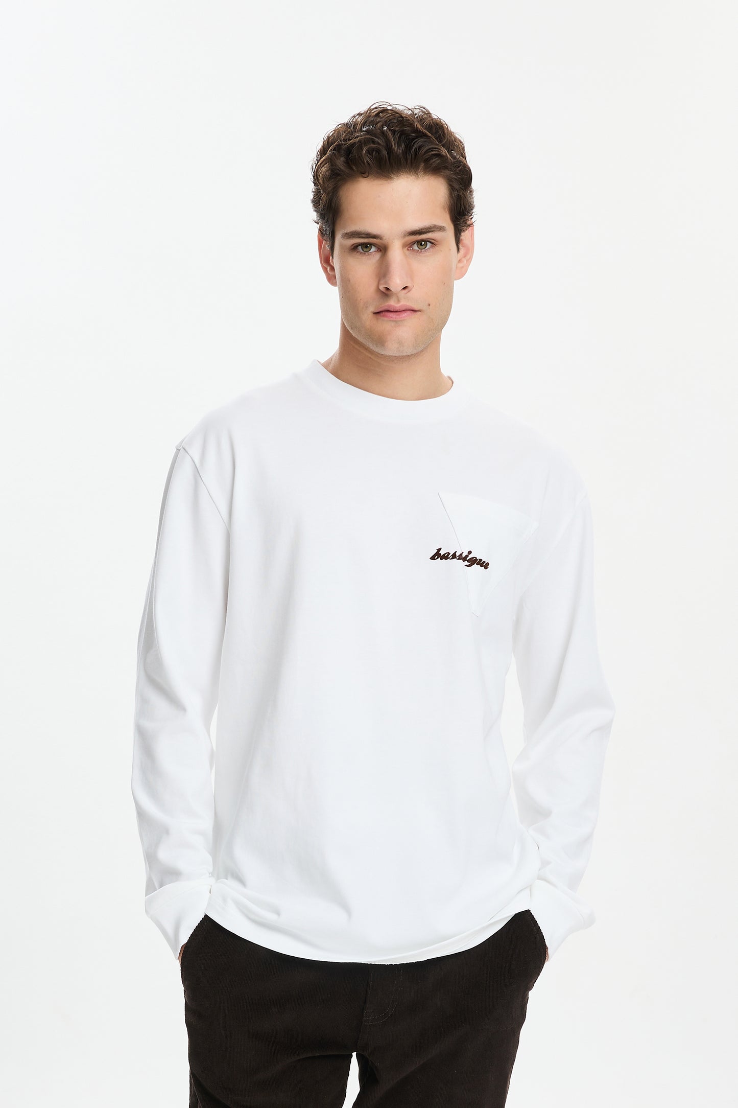 Retro Patch Long  Sleeve T-Shirt