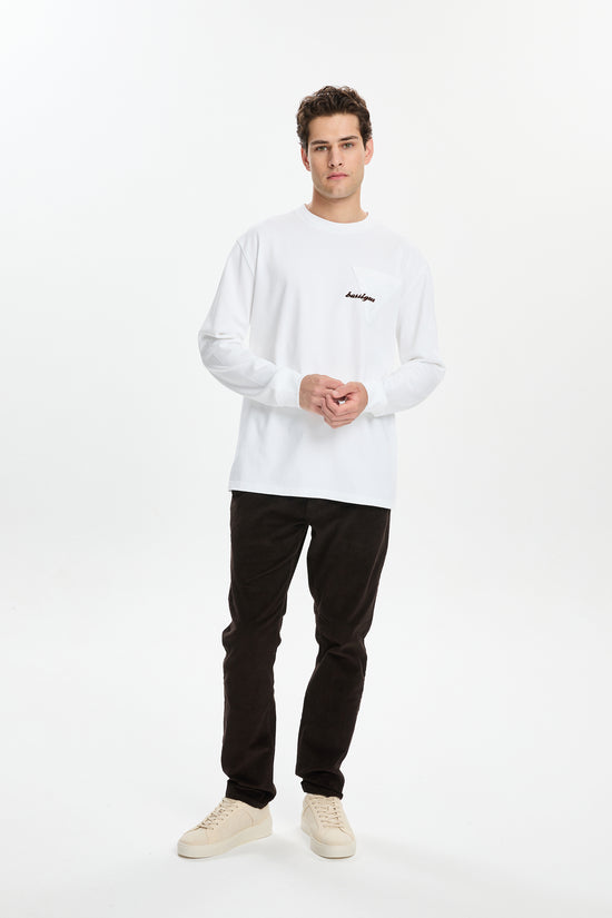 Retro Patch Long  Sleeve T-Shirt