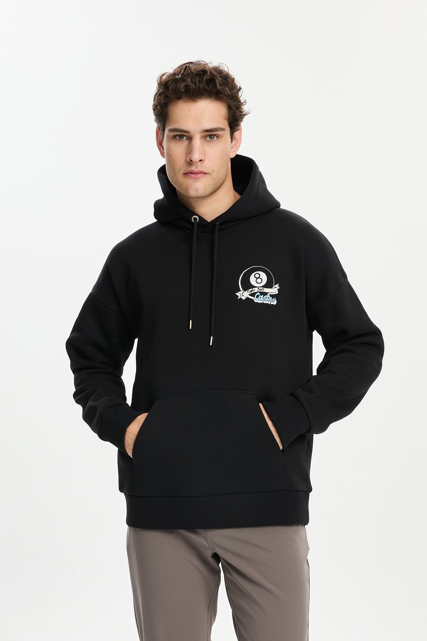 Siyah Casino Hoodie