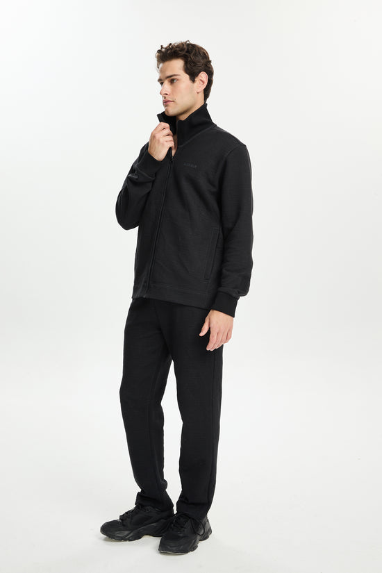 Black Athletic Zip Up