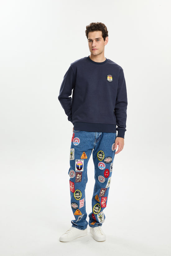 Sanremo Patch Crewneck Sweatshirt