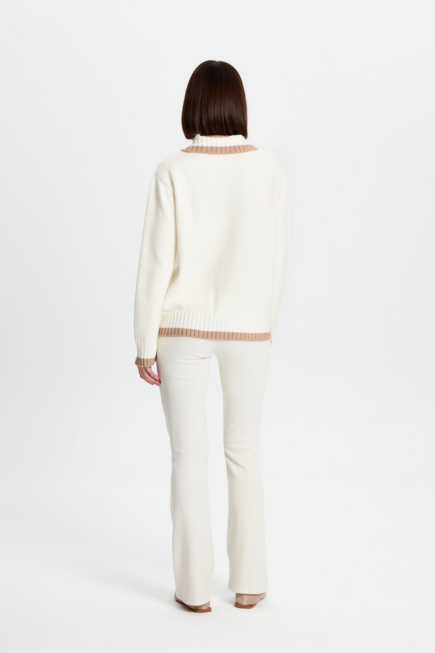 Knit Sweater W/ Pocket Detailing