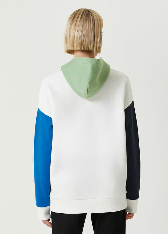 Mons Bons x Bassigue Yeşil Color Block Hoodie