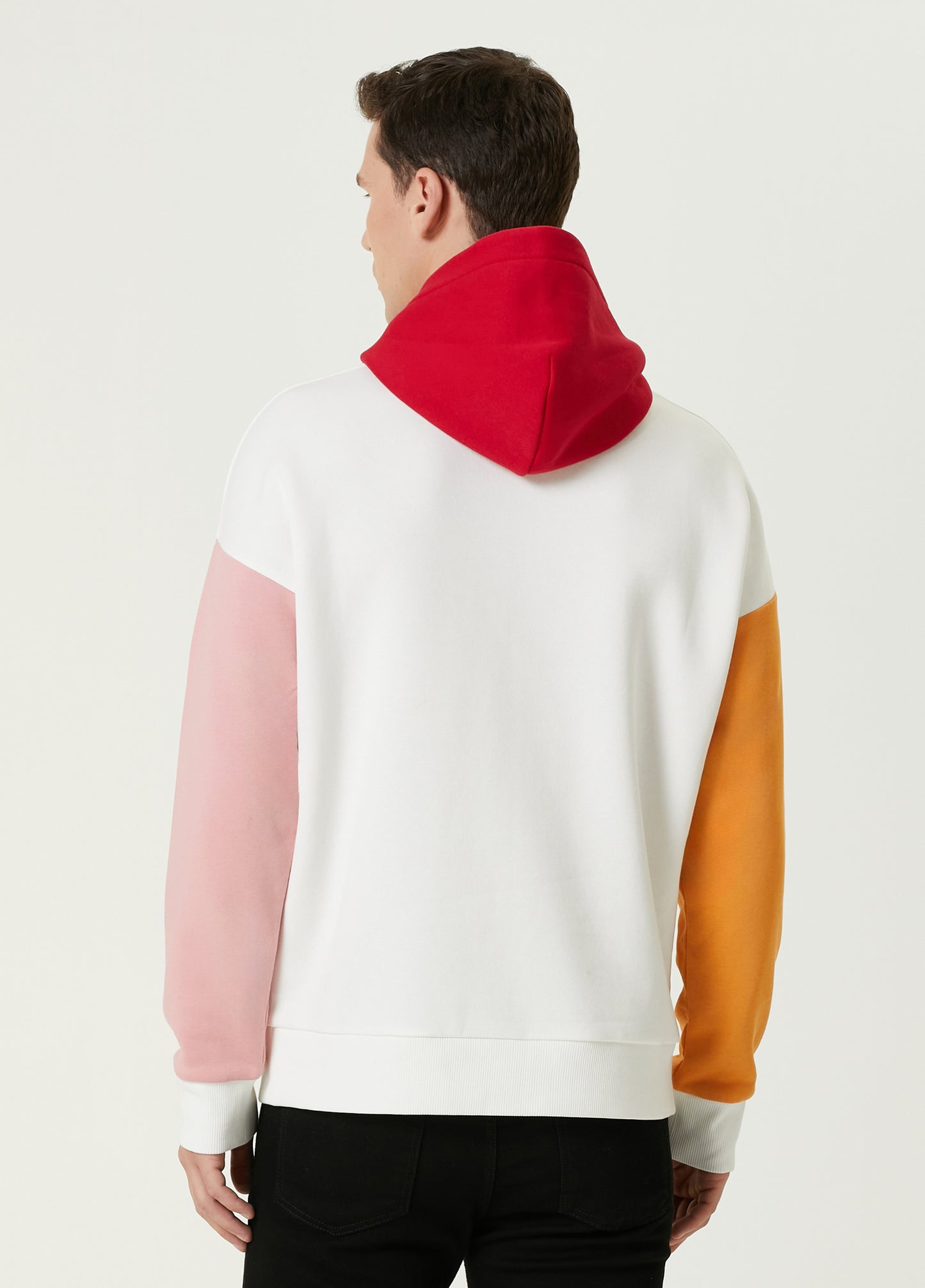 Mons Bons x Bassigue Turuncu Color Block Hoodie