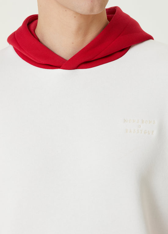 Mons Bons x Bassigue Turuncu Color Block Hoodie