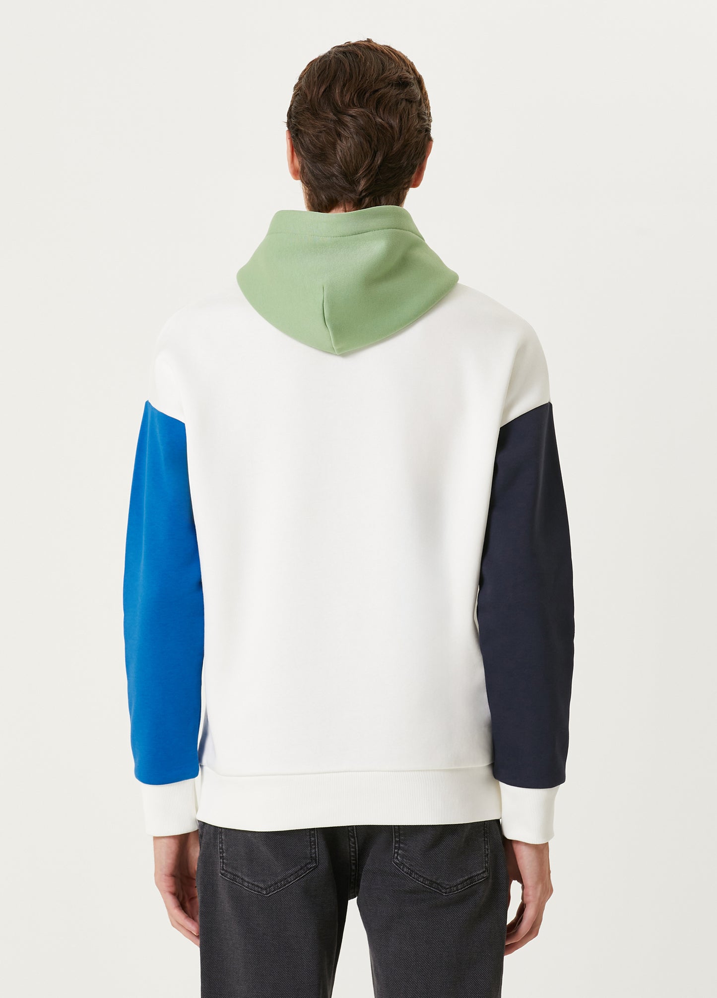 Mons Bons x Bassigue Green Color Block Hoodie