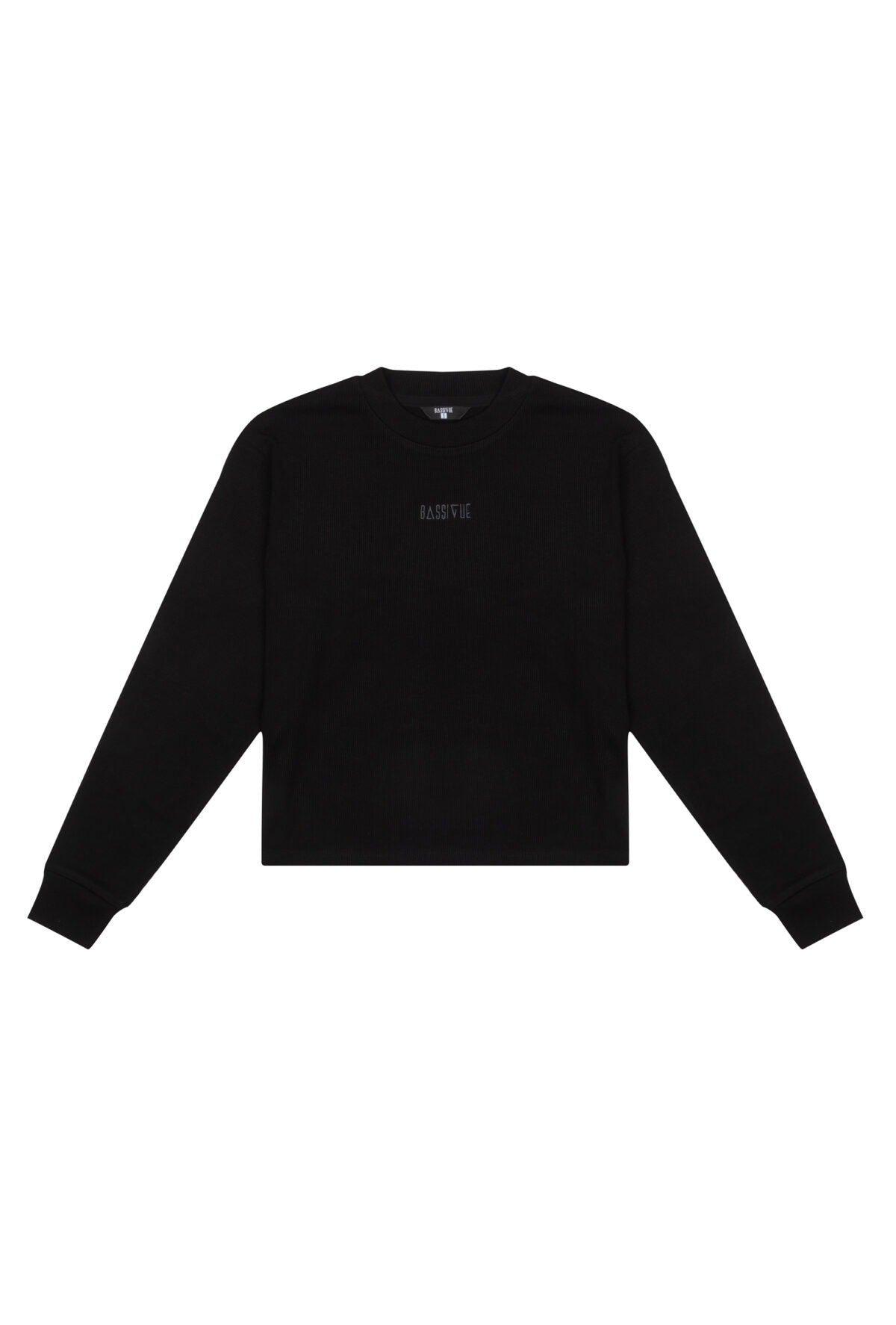 Rib Sweatshirt - Black