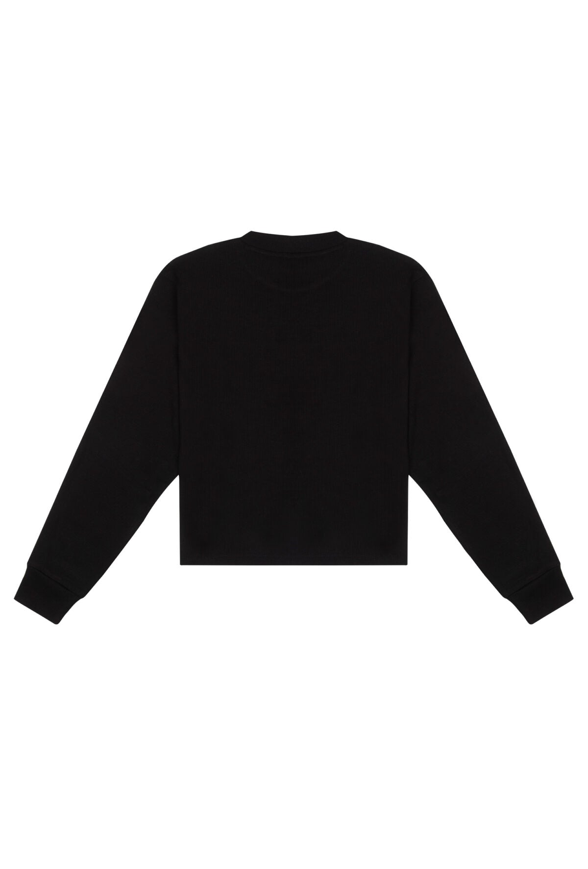 Rib Sweatshirt - Black